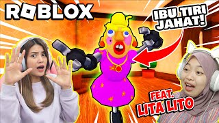 DI KEJAR IBU TIRI JAHAT SAMPE JANTUNGAN BARENG LITA LITO DI ROBLOX!! EVIL ESCAPE STEPMOM