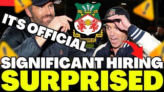 🚨BOMB!🚨 RYAN REYNOLDS AND ROB ANNOUNCE THE FIRST EXPLOSIVE SIGNING FOR LEAGUE ONE! WREXHAM AFC NEWS!