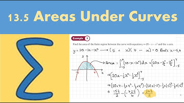 13.5 Area under curves (PURE 1- Chapter 13:Integration)