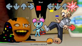 Fnf 67 Kid All Phases Meme Vs Annoying Orange Sings Bacon Fnf 67 Meme Remix - Friday Night Funkin