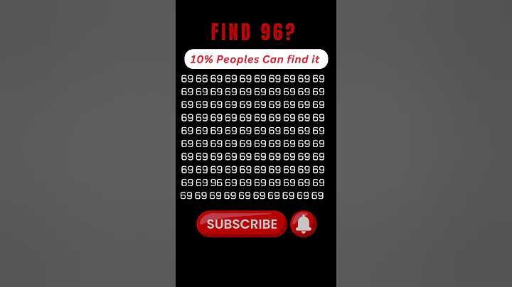 Can you find 96 | #viral #shorts #short #brainteaser #challenge #mindgames