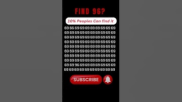 Can you find 96 | #viral #shorts #short #brainteaser #challenge #mindgames