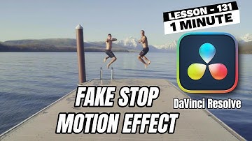 How to Create a Fake Stop Motion Effect in DaVinci Resolve - Lesson 131 DaVinci Resolve Tutorial