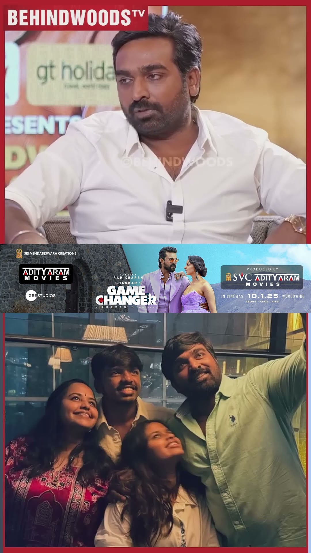 'மகன், படம் நல்லா இல்லனா Open-னா சொல்லிடுவான்..' Vijay Sethupathi Throwback ?