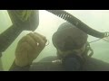 Подводный поиск золота с металодетектором  underwater hunt for gold with metalldetector