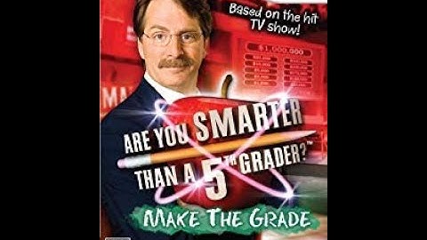 Nintendo Wii Are You Smarter Than a 5th Grader? 10th Run Game #1