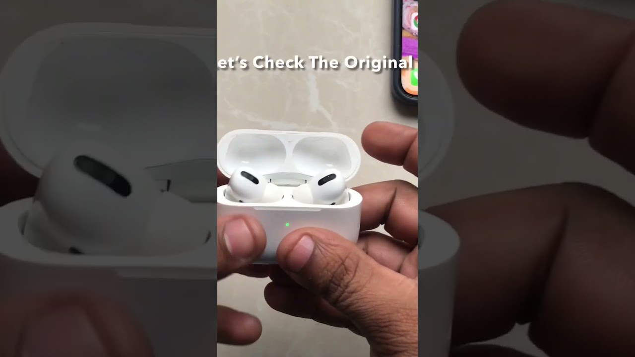 Check AirPods pro Real or Fake With Flashlight