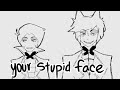 Your stupid face  hazbin hotel alastor and lucifer animatic