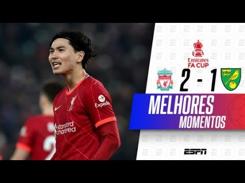 MINAMINO DÁ SHOW, LIVERPOOL VENCE O NORWICH E AVANÇA NA COPA DA INGLATERRA | MELHORES MOMENTOS