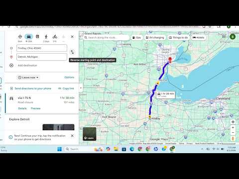 Detroit, Michigan To Miami, Florida Part 1 Detroit MI to Findlay OH