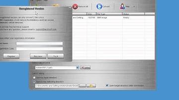 Aostsoft BMP to PDF Converter demonstration
