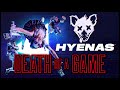 Death of a game hyenas