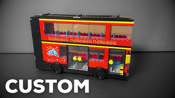 Custom Lego City Double-Decker Bus (60407 Modification)