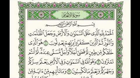 سورة الأنعام _ الشيخ زكرياء الرقيبي