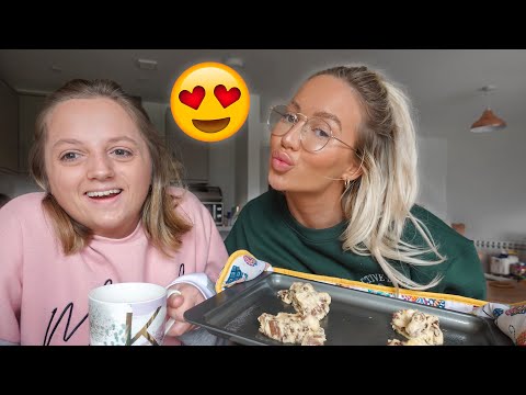 SPEND A DAY WITH ME | Sister Baking With Katie + A White Company Haul