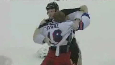 Staal vs Hall Jan 14, 2008