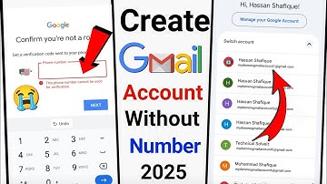 How To Create Gmail Account Without Phone Number | Create Google Account Without Phone Number 2025