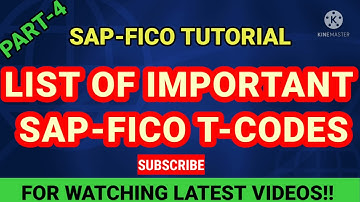 SAP FICO TUTORIAL | SAPFICO TCODES PART 4|SAP FICO TUTORIAL FOR BEGINNERS #SHORTS#YOUTUBESHORTS #SAP