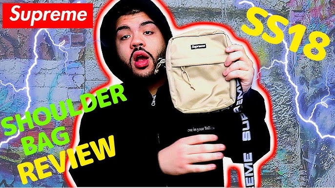 SUPREME Fw18 SHOULDER BAG REVIEW & LEGIT CHECK!! *Fw18 Week 1* 