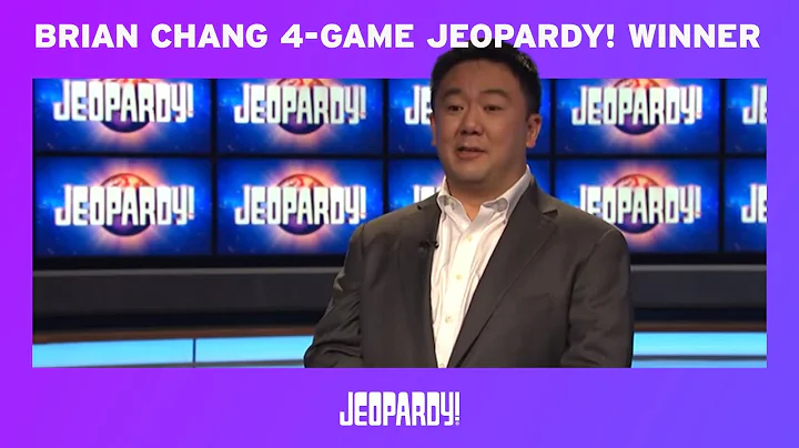 Brian Chang 4-Game Jeopardy! Winner | JEOPARDY!