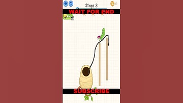 Save The Worm: Draw Puzzle - Level 3 | Short Gameplay Vids