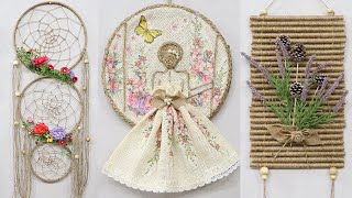 7 Amazing  jute Wall Hanging Craft Ideas decor your home out of scrap!