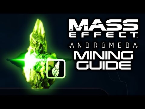 MASS EFFECT ANDROMEDA: How To Find Minerals for Crafting! (Basic Elements Mining Guide)