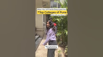 When all your Friends goes into top college | MHT CET 2023 Colleges of Pune #shorts #mhtcet #college