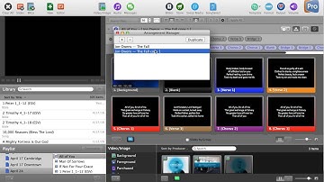 Make Adjustments to Song Arrangements in ProPresenter