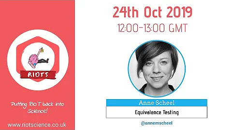 Anne Scheel | Equivalence testing for psychological research | RIOT Science Club