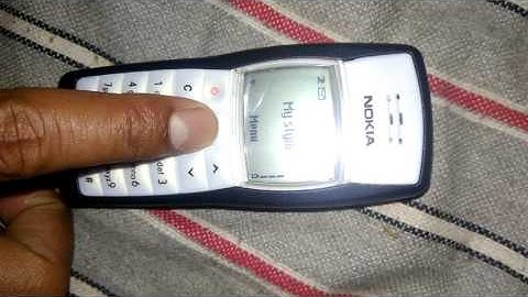 How to change language Nokia 1100