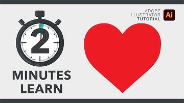 How to Create Heart Shape in Adobe Illustrator| using Rectangle Tool | using Pen Tool | In 2 Minutes