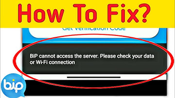 How to Fix Bip connot access the server | Bip Not Working Problem Solved
