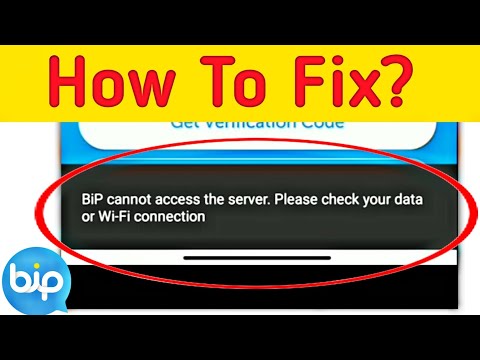 How to Fix Bip connot access the server | Bip Not Working Problem Solved