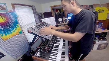 BOSS RC-300, DSI Prophet Rev2, Minilogue, MPC Live, SP404SX Live Loop Performance #2 [SHINING]