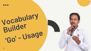 Vocabulary Session : Usage of the word 