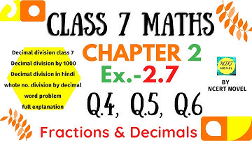 class 7 maths ch 2 ex 2.7 q4 q5 q6 | ex 2.7 class 7 maths ncert solutions | q4 q5 q6 ex 2.7 class 7