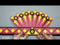 Quick and easy festival headdress making  diy crown made of colored paper