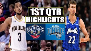 New Orleans Pelicans VS Orlando Magic 1st QTR HIGHLIGHTS | April 3 | 2024 NBA Season