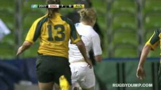Nicole Becks Awesome Try Saving Tackle On Fiona Po