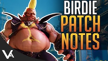 SFV - Birdie New April Update Patch Notes Explained! Changes For Street Fighter 5 Season 2