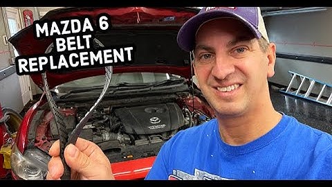 2014-2021 Mazda 6 2.5 Serpentine Belt Replacement