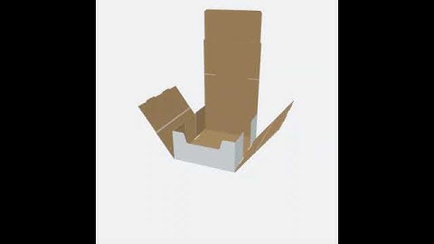 Custom Cardboard Counter Display Box 3D Model Show