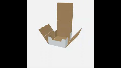 Custom Cardboard Counter Display Box 3D Model Show