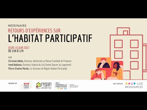 Webinaire - retour d'expériences sur l'habitat participatif