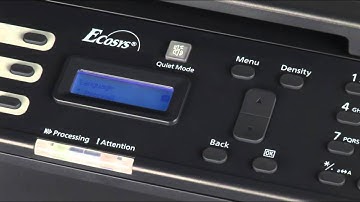 The initial start-up procedure on the FS-1325MFP and FS-1320MFP