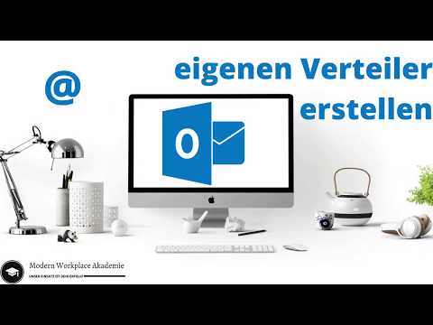 Outlook E Mail Verteiler erstellen und selbst anpassen ? | Outlook Tutorial