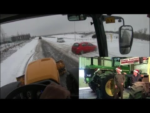 jcb fastrac snow ploughing and bloopers snow ploughing contracts