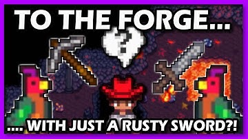 To the FORGE with JUST a RUSTY SWORD?! | Stardew Valley Starting on Ginger Island Challenge