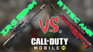 CODM ZRG 20mm Vs RYTEC AMR | Call Of Duty Mobile |  COD mobile Snipers | Comparison | Who will win?